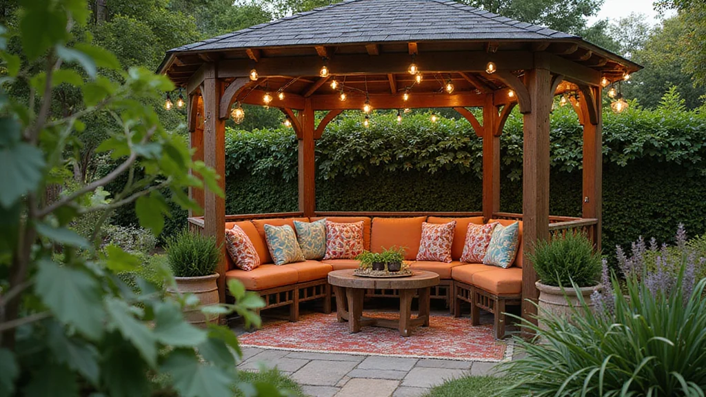12 Backyard Gazebo Decorating Ideas for Relaxed Social Comfort