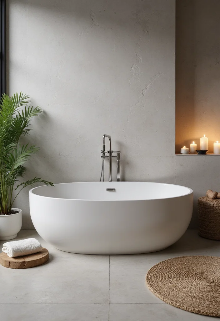 12 Bathroom Ideas Bathtub for Relaxing Practical Soaking Spaces 1 12 Bathroom Ideas Bathtub for Relaxing Practical Soaking Spaces 1. Freestanding Elegance
