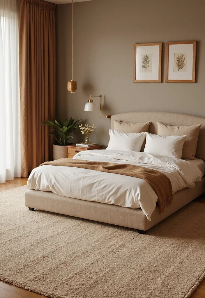 12 Bedroom Carpet Ideas for Soft Warm Underfoot Style 1. Natural Fiber Carpets