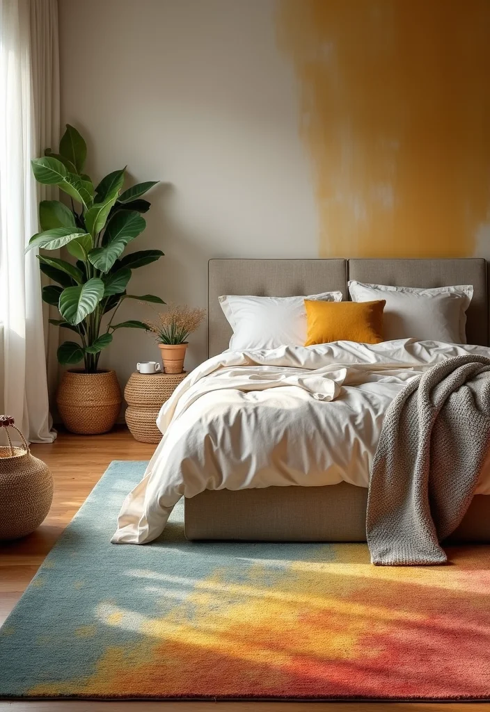 12 Bedroom Carpet Ideas for Soft Warm Underfoot Style 12. Sustainable Dyed Carpets