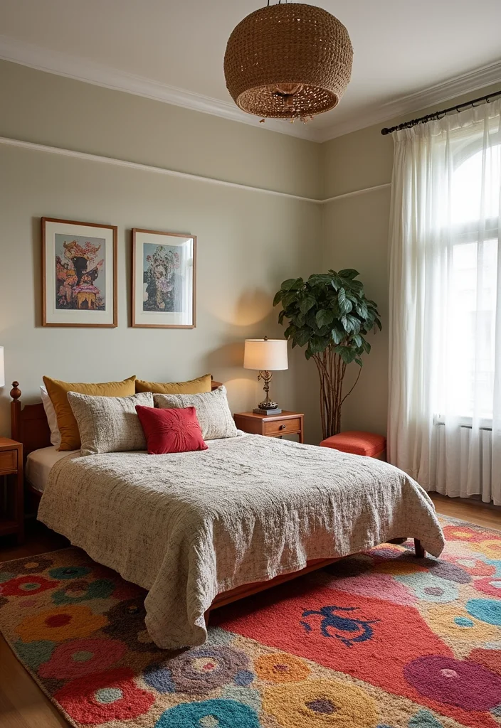 12 Bedroom Carpet Ideas for Soft Warm Underfoot Style 2. Recycled Material Rugs