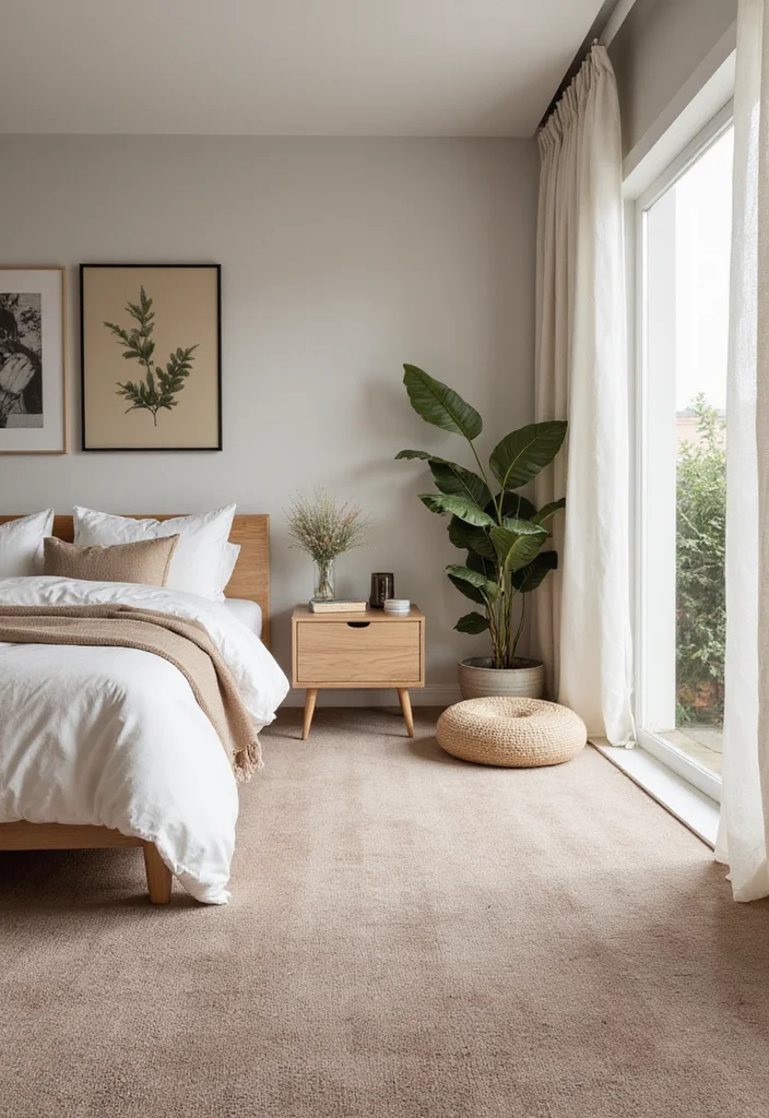 12 Bedroom Carpet Ideas for Soft Warm Underfoot Style 4. Eco Friendly Synthetic Carpets