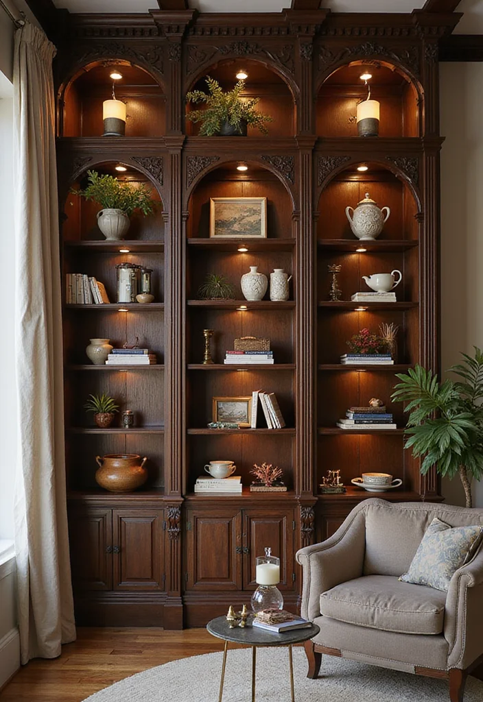 12 Bookcase Ideas Living Room for Smart Storage and Display 1 12 Bookcase Ideas Living Room for Smart Storage and Display 1. Lattice Style Bookcase