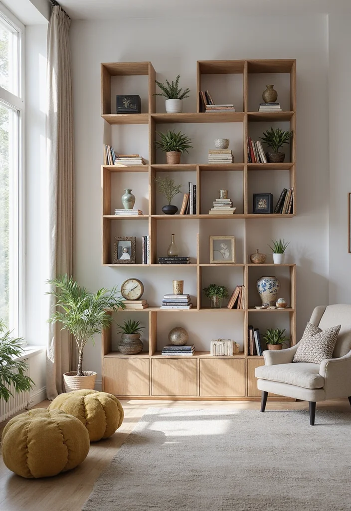 12 Bookcase Ideas Living Room for Smart Storage and Display 89 12 Bookcase Ideas Living Room for Smart Storage and Display 9. Modular Bookcase