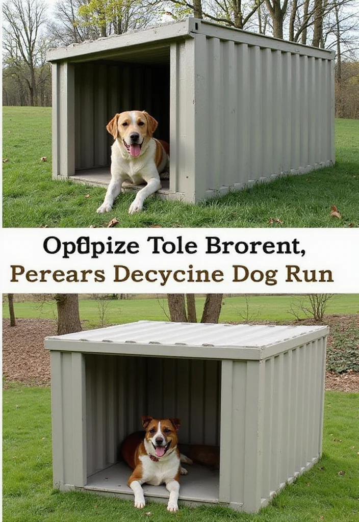 12 Cheap Dog Run Ideas Backyard for Safe Affordable Pet Play 45 12 Cheap Dog Run Ideas Backyard for Safe Affordable Pet Play 5. Upcycled Storage Container