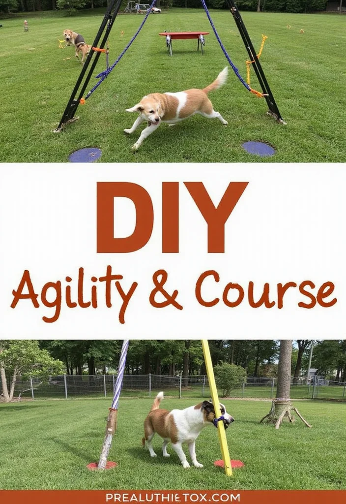 12 Cheap Dog Run Ideas Backyard for Safe Affordable Pet Play 67 12 Cheap Dog Run Ideas Backyard for Safe Affordable Pet Play 7. DIY Agility Course