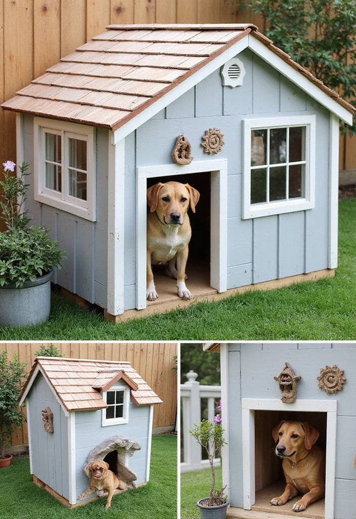 12 Cheap Dog Run Ideas Backyard for Safe Affordable Pet Play 89 12 Cheap Dog Run Ideas Backyard for Safe Affordable Pet Play 9. DIY Dog House