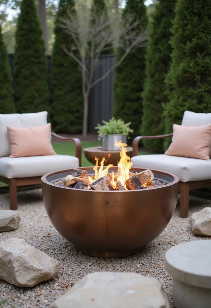 12 Cheap Fire Pit Ideas for Cozy Budget-Friendly Nights 89 12 Cheap Fire Pit Ideas for Cozy Budget Friendly Nights 9. The Copper Fire Pit