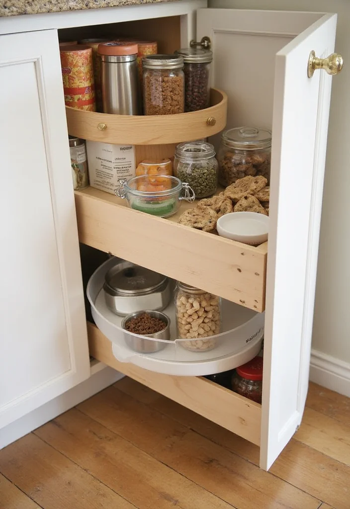 12 Kitchen Corner Ideas for Smart Efficient Space Use 12. Hidden Corner Storage