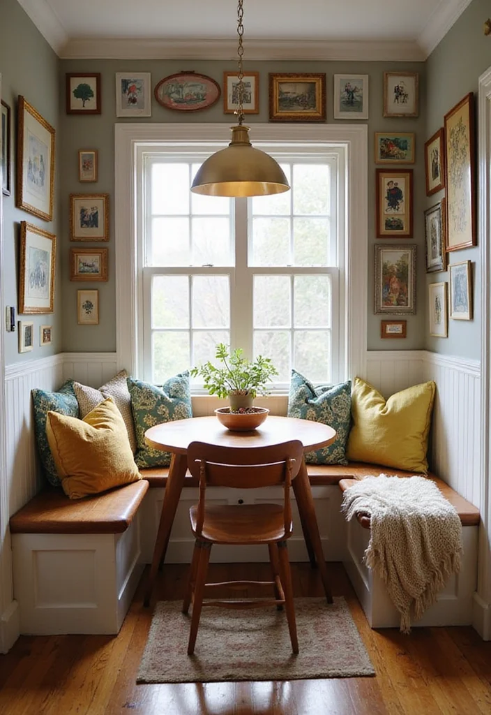 12 Kitchen Nook Ideas for Cozy Dining and Compact Comfort 122 12 Kitchen Nook Ideas for Cozy Dining and Compact Comfort 12. Personalized Nook with Family Touches