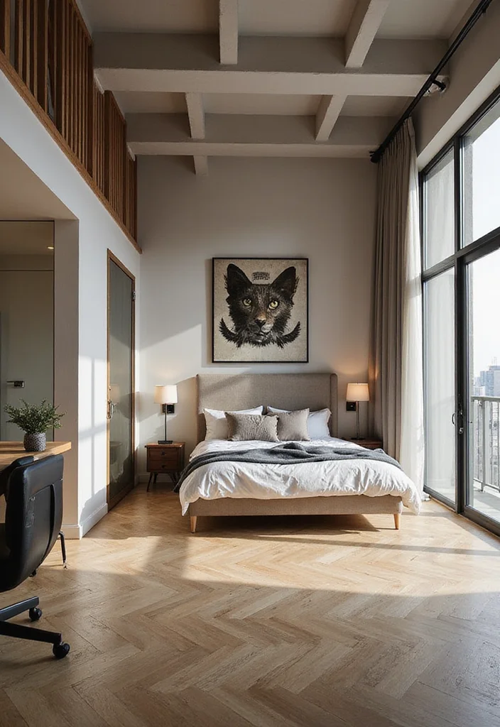 12 Loft Bedroom Ideas for Airy Open Smart Layouts 56 12 Loft Bedroom Ideas for Airy Open Smart Layouts 6. Open Concept Bedroom Design