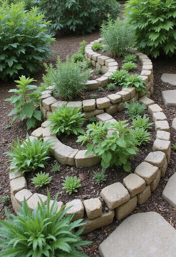 12 No Patio Backyard Ideas for Simple Affordable Outdoor Use 100 12 No Patio Backyard Ideas for Simple Affordable Outdoor Use 10. Herb Spiral Garden