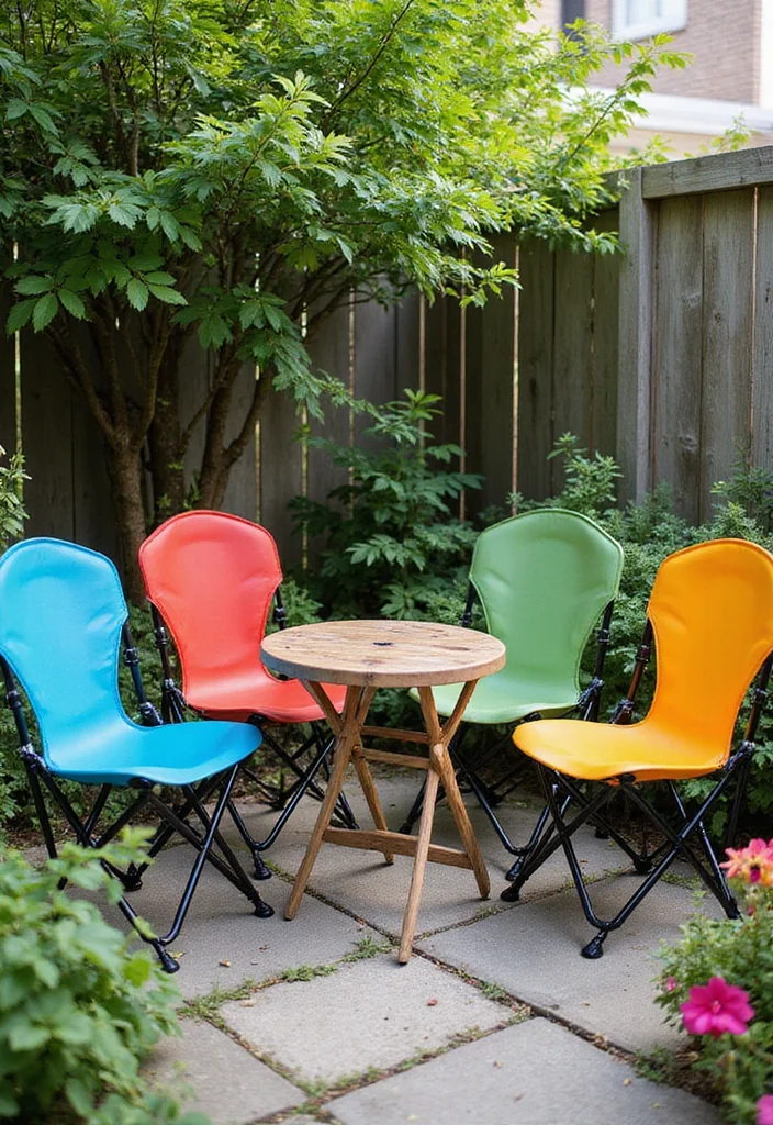 12 No Patio Backyard Ideas for Simple Affordable Outdoor Use 45 12 No Patio Backyard Ideas for Simple Affordable Outdoor Use 5. Portable Outdoor Furniture