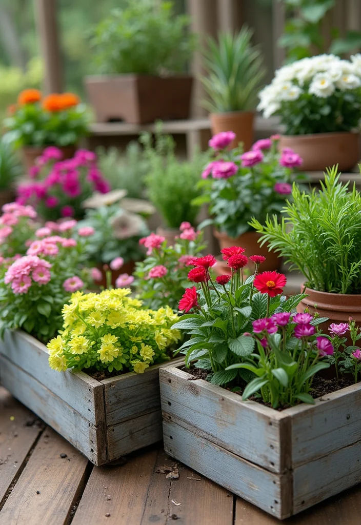 12 No Patio Backyard Ideas for Simple Affordable Outdoor Use 56 12 No Patio Backyard Ideas for Simple Affordable Outdoor Use 6. DIY Planters with Recycled Materials