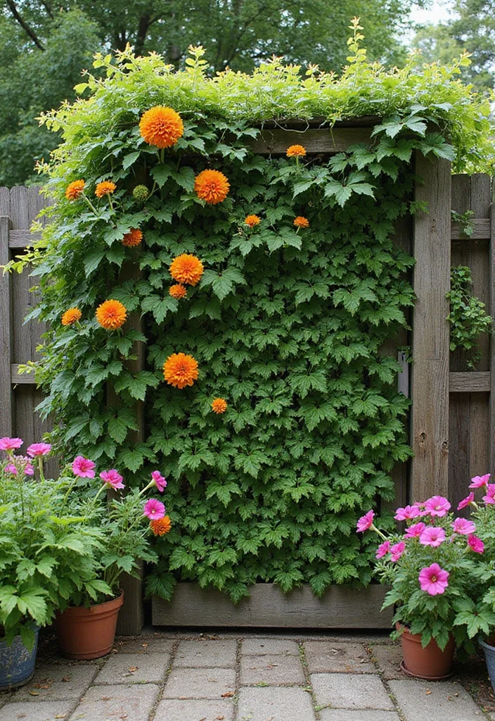 12 No Patio Backyard Ideas for Simple Affordable Outdoor Use 89 12 No Patio Backyard Ideas for Simple Affordable Outdoor Use 9. Climbing Plants for Vertical Interest