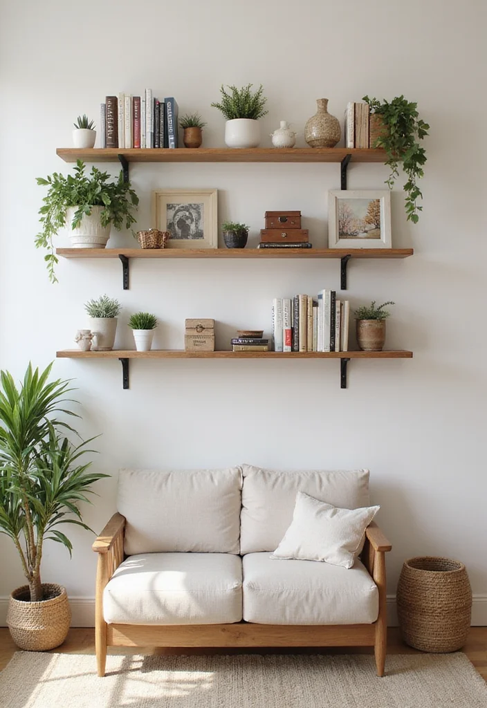 12 Shelf Ideas for Bedroom for Clean Organized Decor 1. Floating Shelves for Easy Access