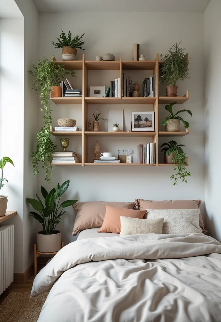 12 Shelf Ideas for Bedroom for Clean Organized Decor 12. Modular Shelving for Flexibility