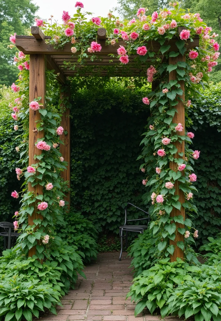 12 Small Backyard Corner Ideas for Smart Functional Layouts 34 12 Small Backyard Corner Ideas for Smart Functional Layouts 4. Vertical Trellis for Climbing Plants