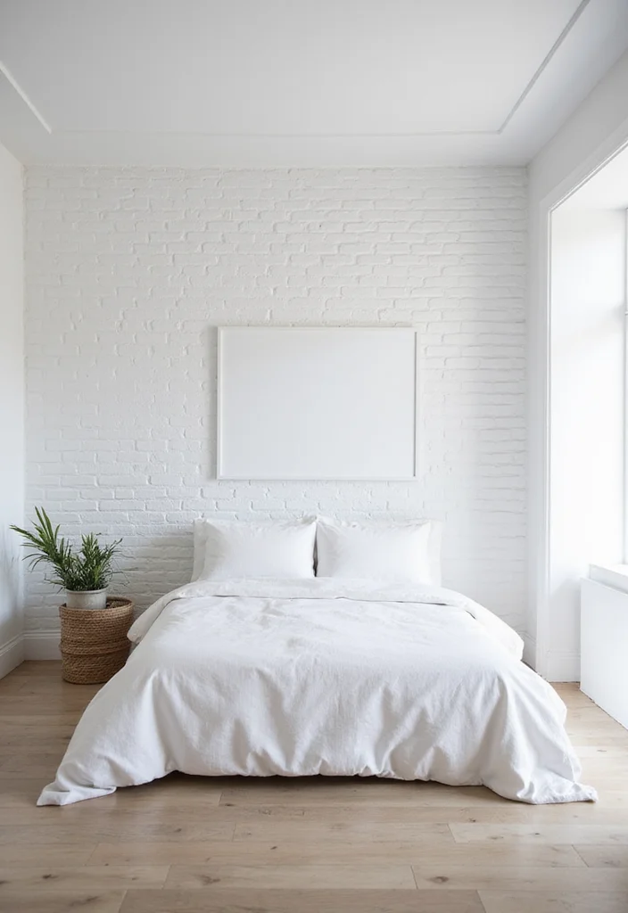 12 White Bedroom Ideas for Bright Clean Timeless Comfort 8. Textured White Walls