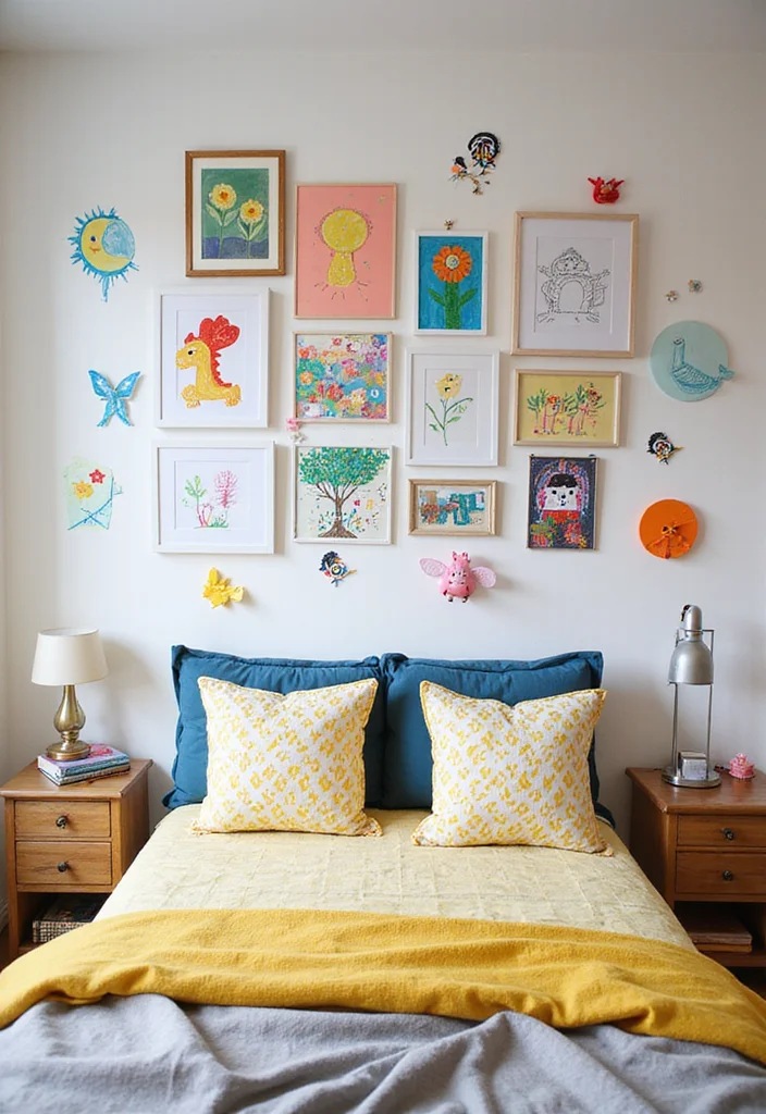 14 Childrens Bedroom Ideas for Fun Functional Growing Spaces 67 14 Childrens Bedroom Ideas for Fun Functional Growing Spaces 7. Creative Wall Art Solutions