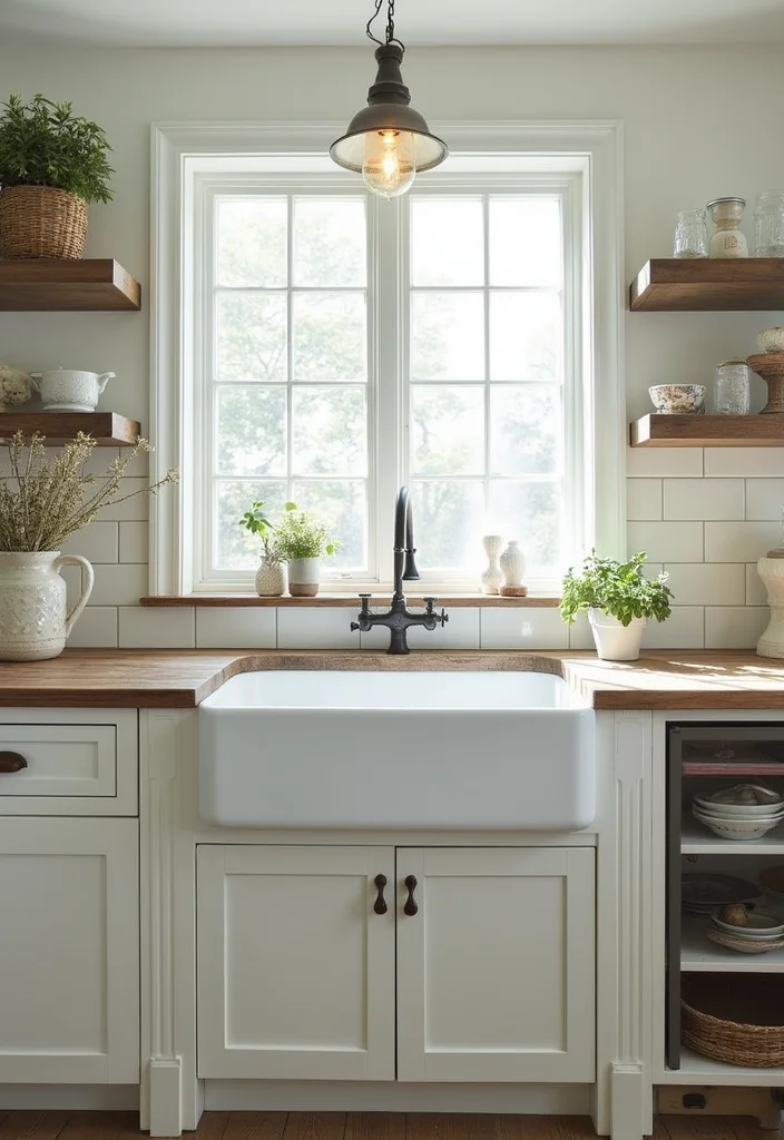 14 Coastal Kitchen Ideas for Breezy Light Relaxed Style 122 14 Coastal Kitchen Ideas for Breezy Light Relaxed Style 12. Farmhouse Sinks with Coastal Charm