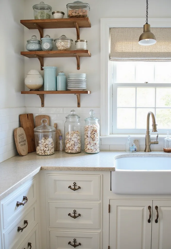 14 Coastal Kitchen Ideas for Breezy Light Relaxed Style 23 14 Coastal Kitchen Ideas for Breezy Light Relaxed Style 3. Nautical Kitchen Accessories