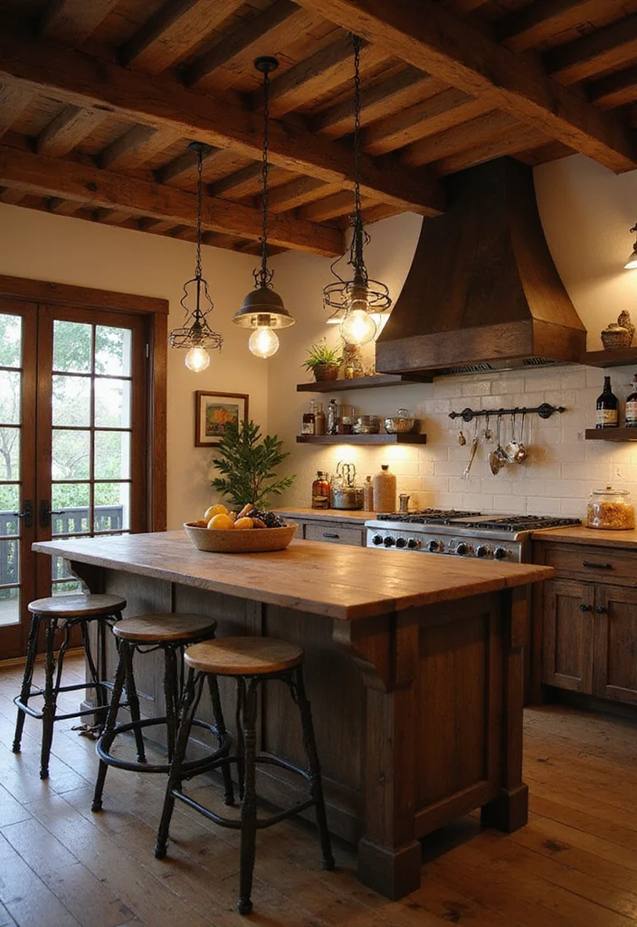 14 Cottage Kitchen Ideas for Soft Cozy Character Filled Spaces 67 14 Cottage Kitchen Ideas for Soft Cozy Character Filled Spaces 7. Rustic Lighting Fixtures