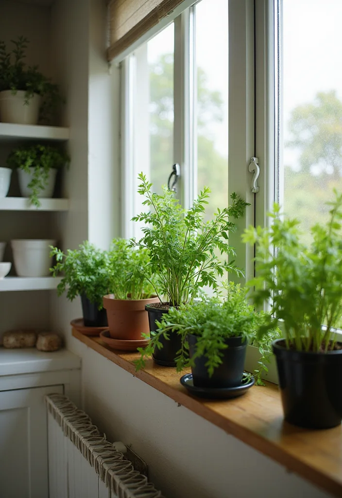 14 Cottage Kitchen Ideas for Soft Cozy Character Filled Spaces 89 14 Cottage Kitchen Ideas for Soft Cozy Character Filled Spaces 9. Herb Gardens
