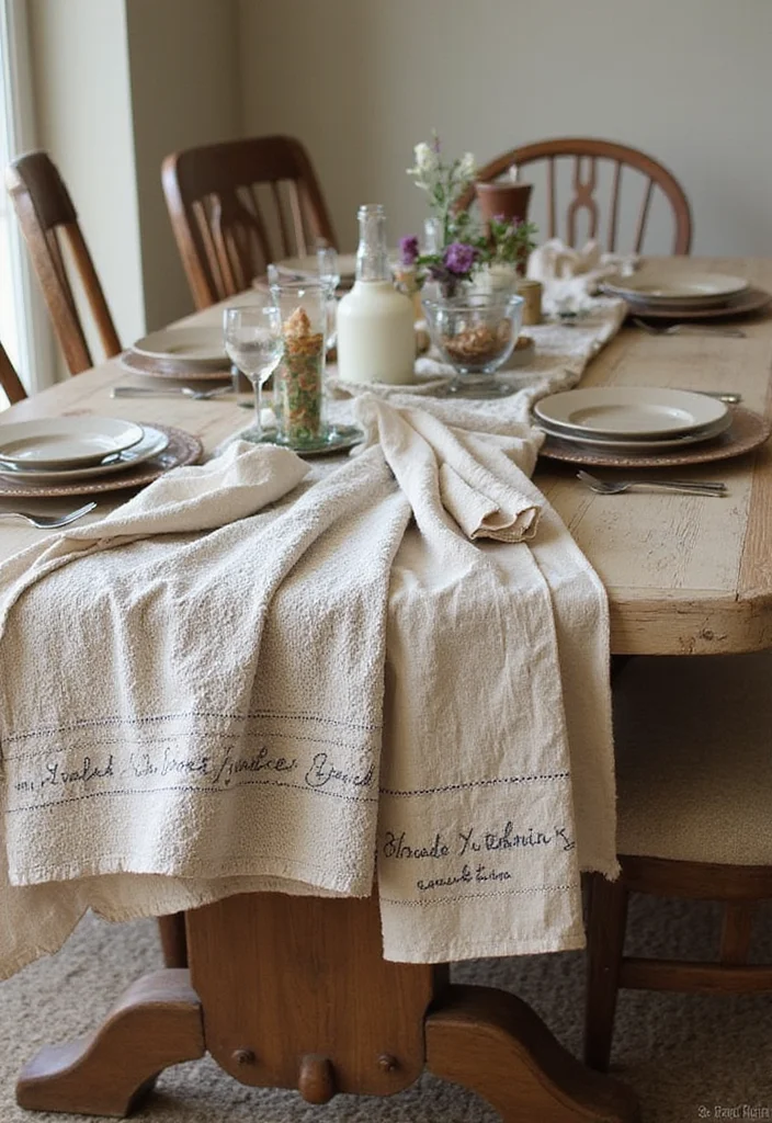 14 Country Kitchen Ideas for Warm Rustic Everyday Charm 133 14 Country Kitchen Ideas for Warm Rustic Everyday Charm 13. Textured Fabrics and Linens