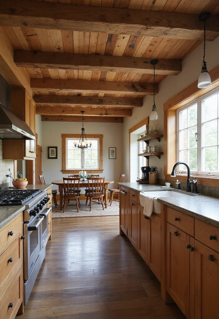 14 Country Kitchen Ideas for Warm Rustic Everyday Charm 12 14 Country Kitchen Ideas for Warm Rustic Everyday Charm 2. Reclaimed Wood Accents