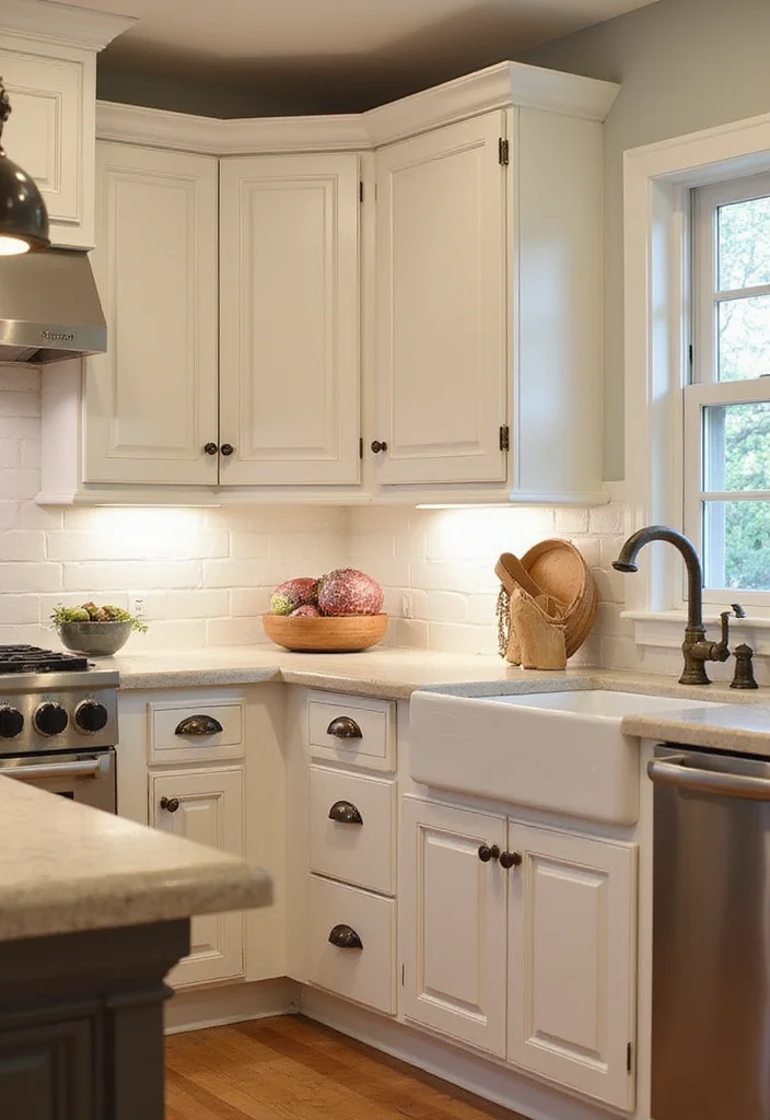 14 Country Kitchen Ideas for Warm Rustic Everyday Charm 67 14 Country Kitchen Ideas for Warm Rustic Everyday Charm 7. Farmhouse Style Cabinets