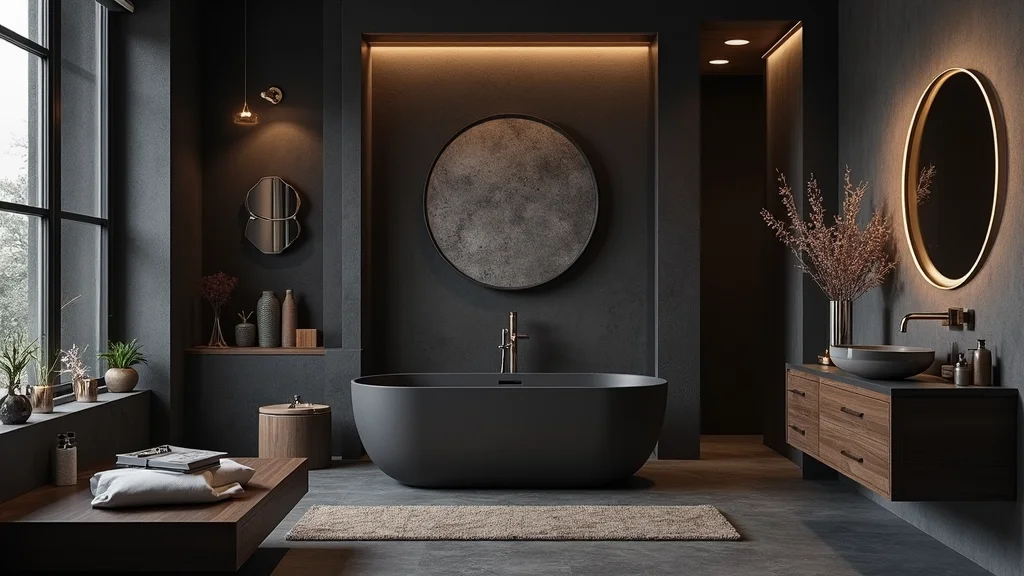 14 Dark Bathroom Ideas for Bold Cozy Moody Atmosphere
