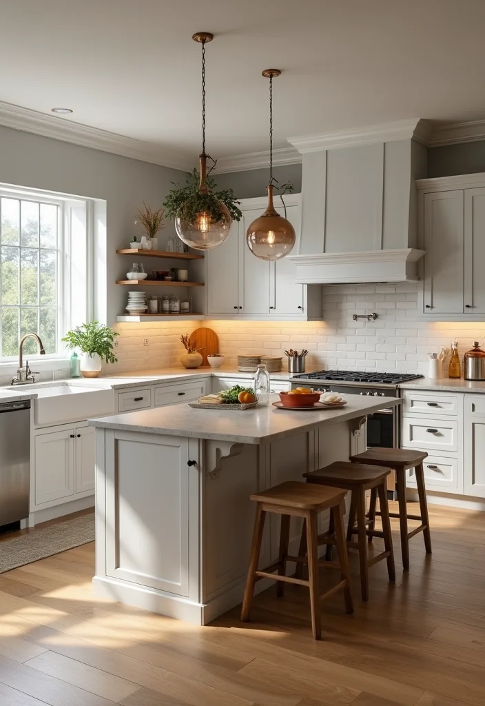 14 Kitchen Ideas U Shaped for Efficient Functional Flow 78 14 Kitchen Ideas U Shaped for Efficient Functional Flow 8. Create a Multi Functional Island