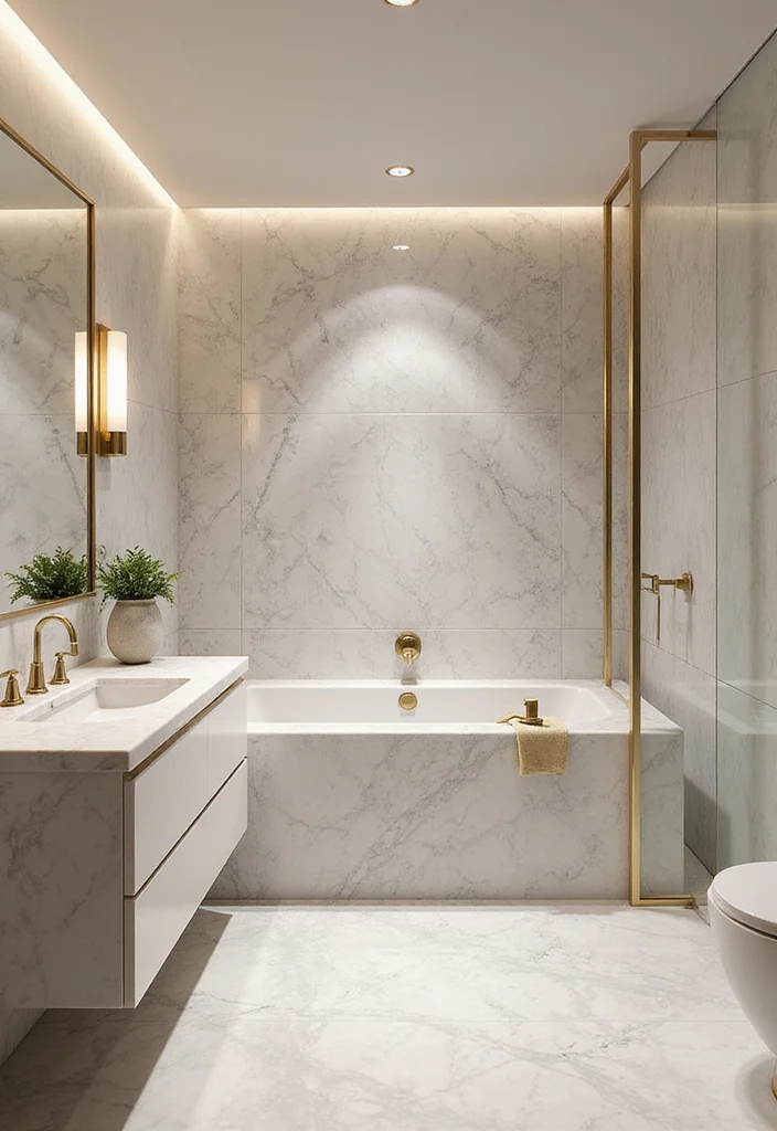 14 Mens Bathroom Ideas for Sleek Practical Modern Style 78 14 Mens Bathroom Ideas for Sleek Practical Modern Style 8. Luxurious Finishes