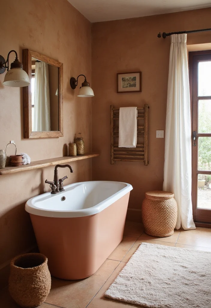 14 Neutral Bathroom Ideas for Calm Timeless Everyday Comfort 133 14 Neutral Bathroom Ideas for Calm Timeless Everyday Comfort 13. Muted Earth Tones