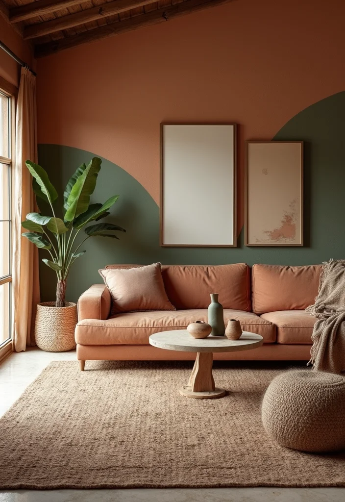 14 Rustic Living Room Ideas for Cozy Natural Textured Charm 23 14 Rustic Living Room Ideas for Cozy Natural Textured Charm 3. Warm Color Palettes