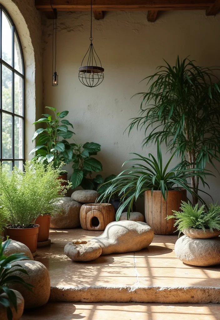 14 Rustic Living Room Ideas for Cozy Natural Textured Charm 34 14 Rustic Living Room Ideas for Cozy Natural Textured Charm 4. Natural Elements