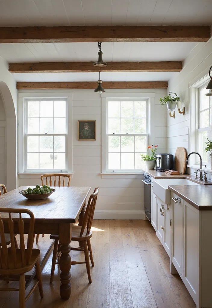 14 Vintage Kitchen Ideas for Timeless Charming Personality 34 14 Vintage Kitchen Ideas for Timeless Charming Personality 4. Farmhouse Style Features