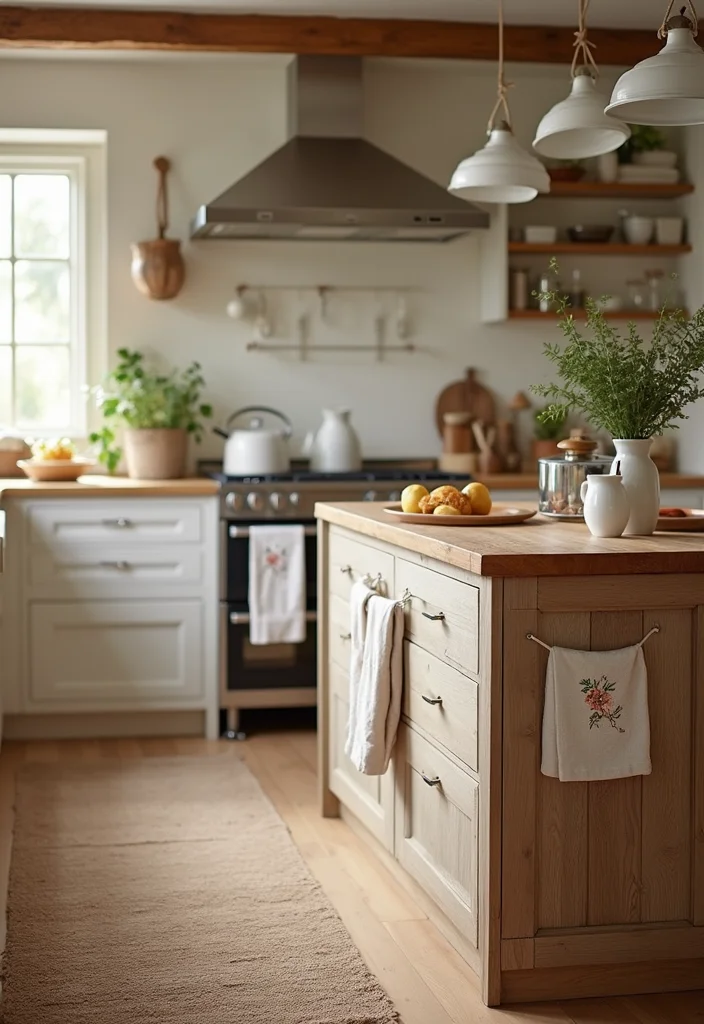 15 Cozy Kitchen Ideas for Warm Inviting Everyday Moments 3. Cozy Textiles