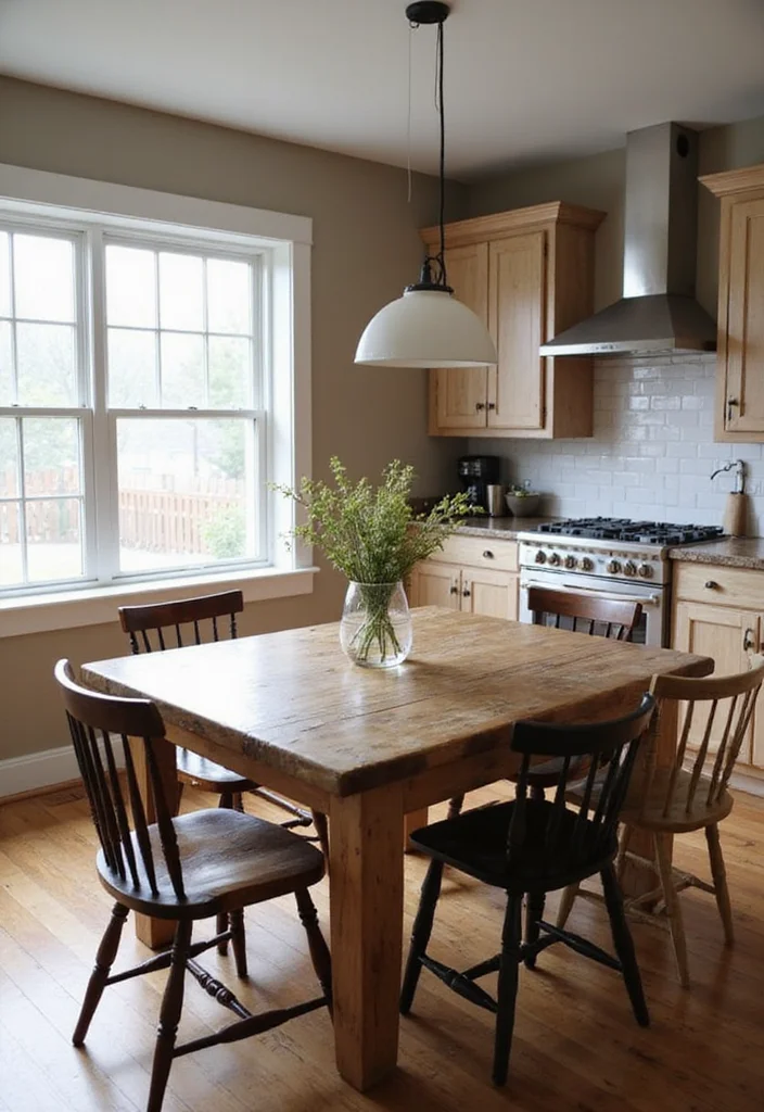 15 Cozy Kitchen Ideas for Warm Inviting Everyday Moments 7. Rustic Furniture