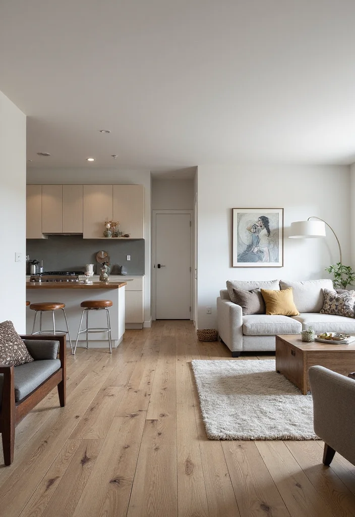 16 Kitchen and Living Room Ideas for Open Functional Layouts 13. Maintain a Balanced Layout