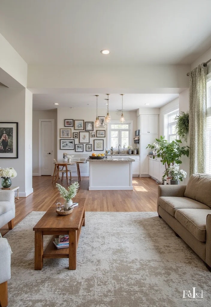 16 Kitchen and Living Room Ideas for Open Functional Layouts 9. Add Personal Touches