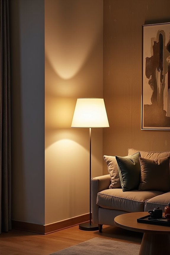 adjust lamps 15 24 inches away