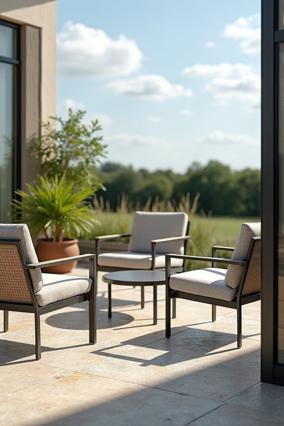 5 Most Weather-Resistant Types of Patio Furniture 2 aluminum lightweight rust proof durable