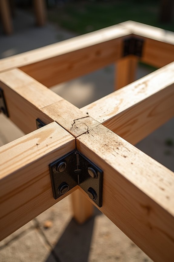 assembles base frame with braces