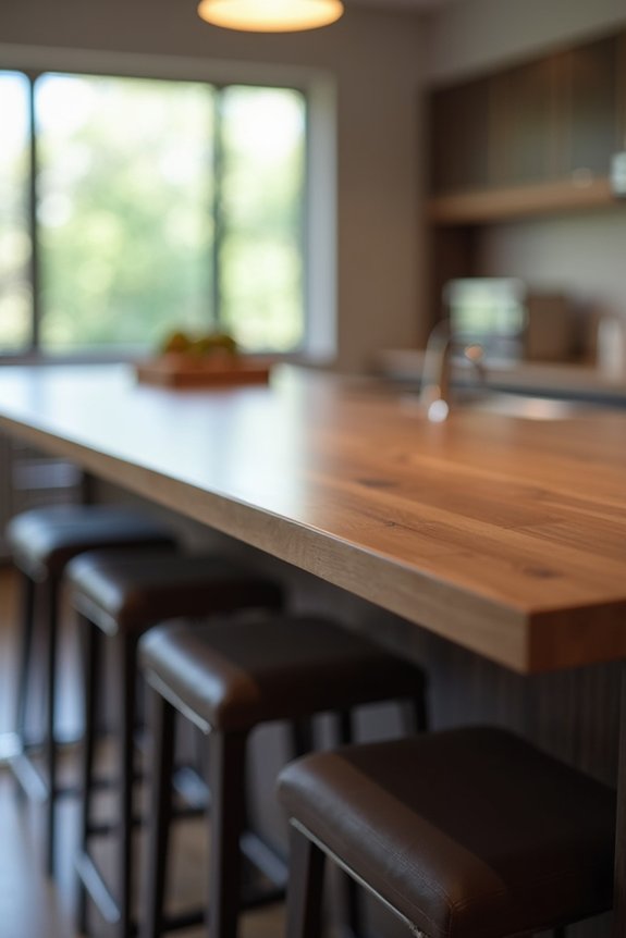 bar height tables tall stools alignments