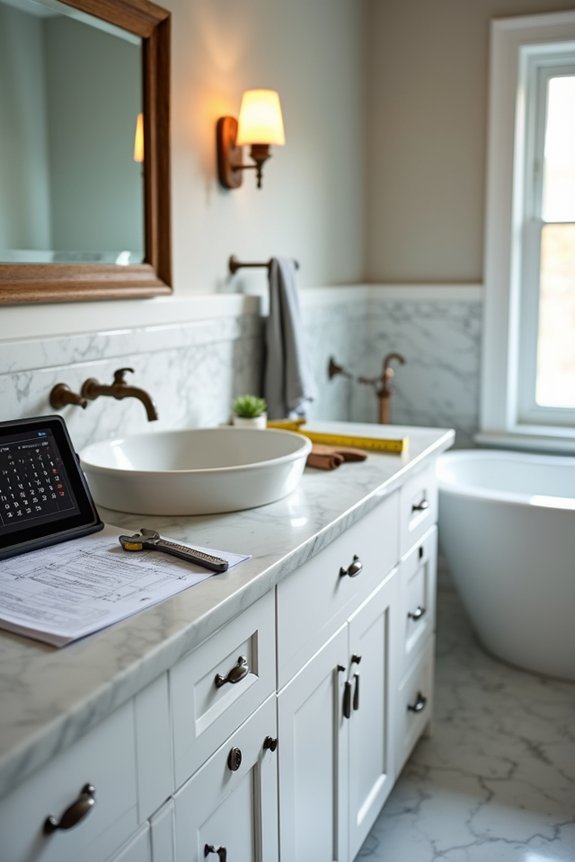 bathroom remodel timeline expectations and steps