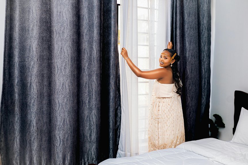 bedroom curtain length guidelines