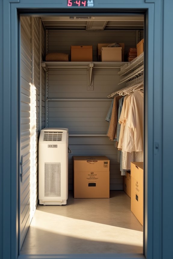 climate controlled storage preserves valuables