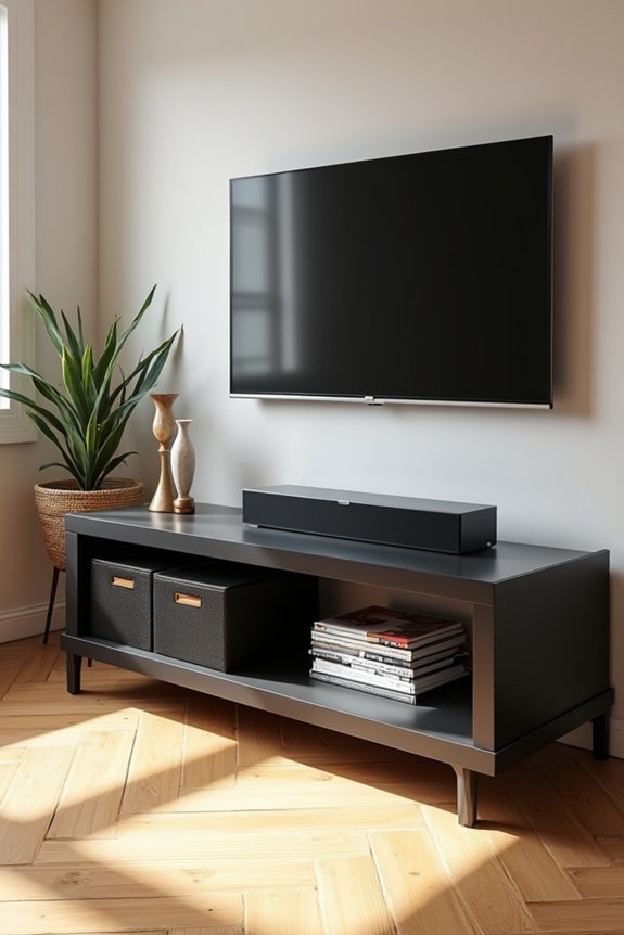 corner tv stands maximize compact storage